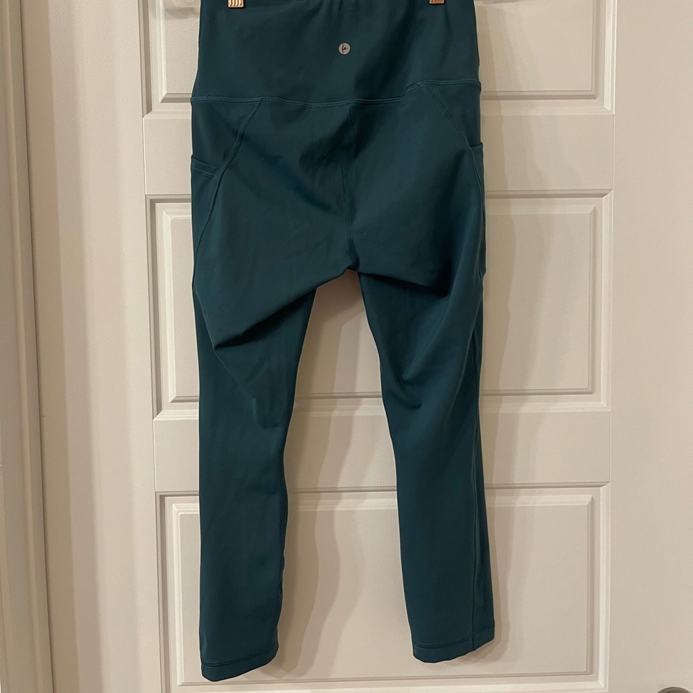 90 Degree high waisted size small teal workout leggings